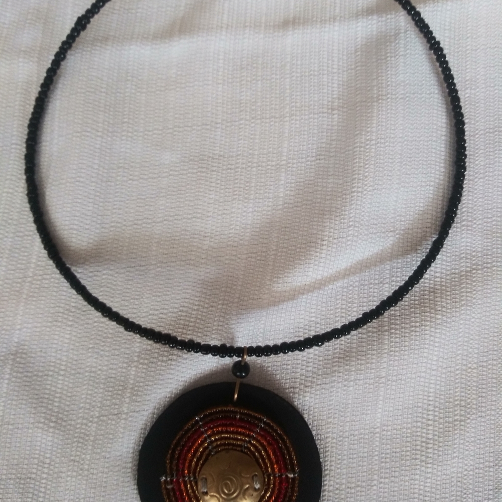 African Handmade Necklace - Picture 5 of 7